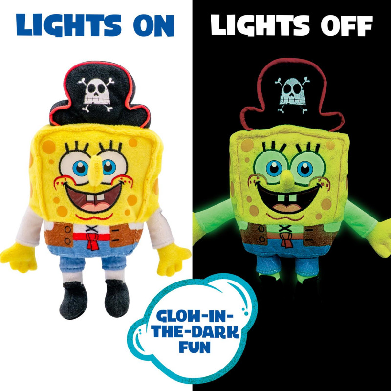 Spongebob Squarepants Bikini Bottom Glow Plush Assorted