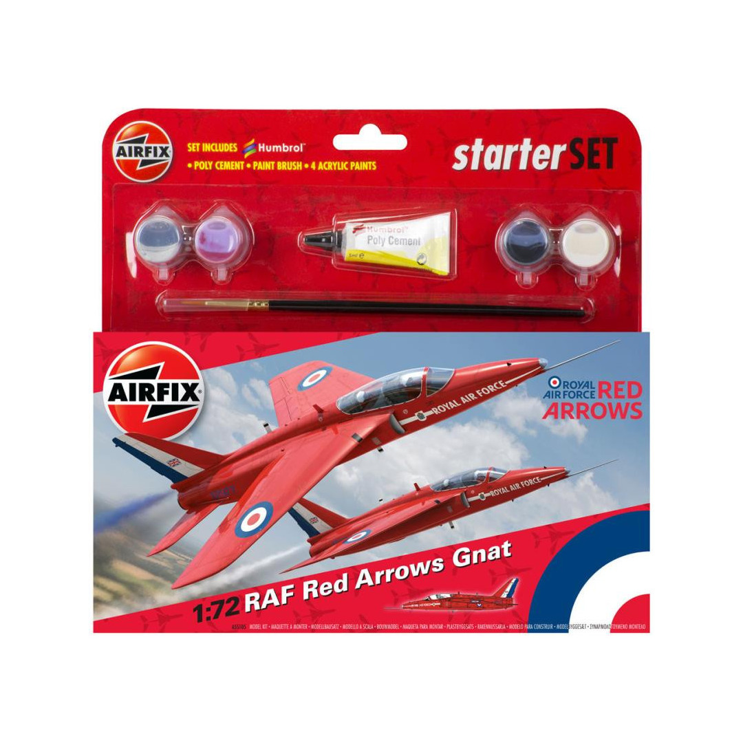 Airfix Red Arrow Gnat Starter Set Mr Toys Toyworld