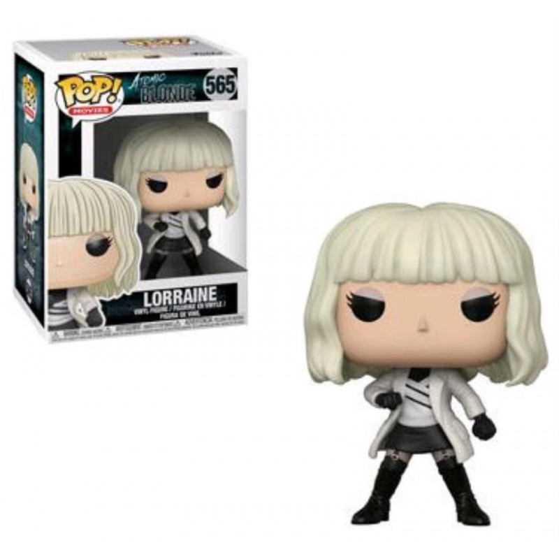 Atomic Blonde Lorraine White Coat Pop