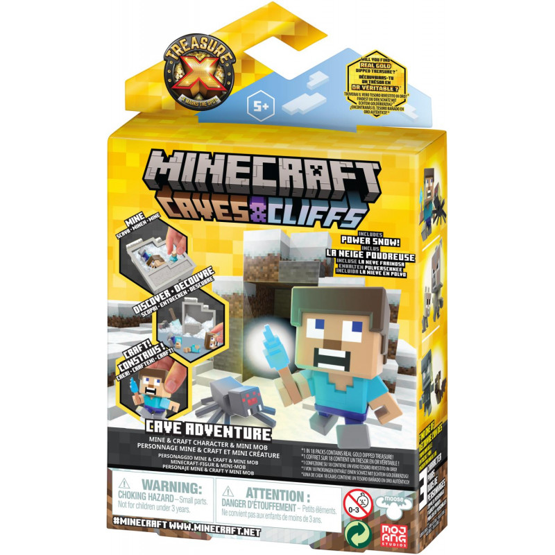 Treasure X Licensed Minecraft S Caves Cliffs Adventure