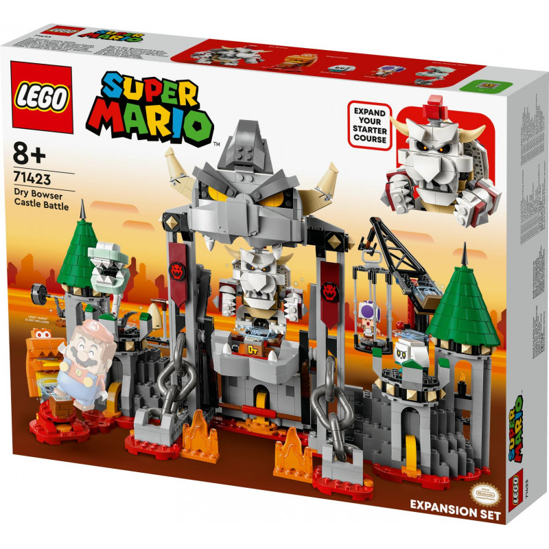 LEGO Super Mario Dry Bowser Castle Battle Expansion Set