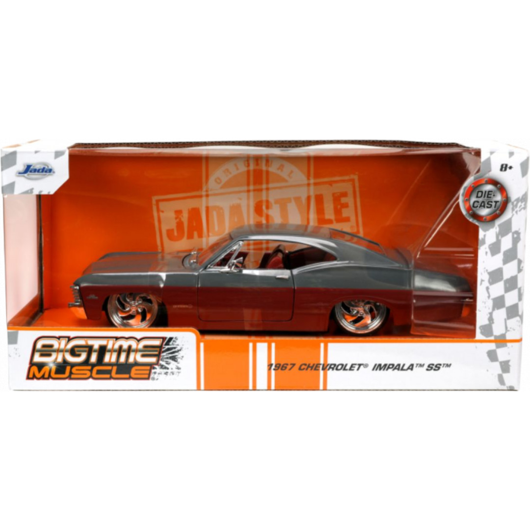 ミニカー BIGTIME MUSCLE 1967 CHEVROLET IMPALA SS Big Time Muscle 1:24 1967 Chevrolet Impala SS Die-Cast Car