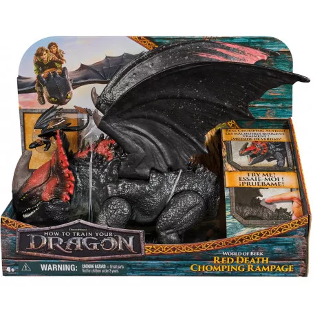 Dragons Movie Red Death Chomping Rampage