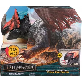 Dragons Movie Titan Red Death Figure INTL