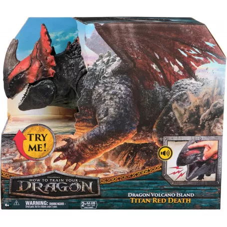 Dragons Movie Titan Red Death Figure INTL
