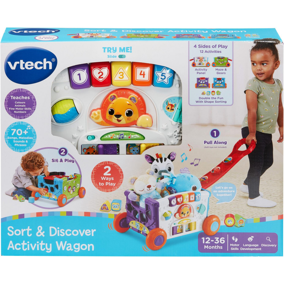Vtech Sort & Discover Activity Wagon - Afterpay Available!