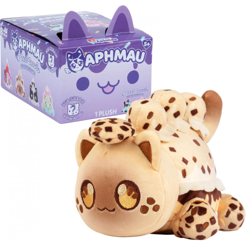 SHERBET CAT APHMAU MeeMeows Limited Edition Ice Cream Plush 6" New In