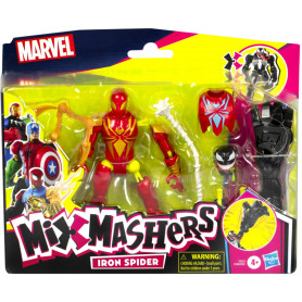 SPIDERMAN MIXMASHERS IRON SPIDER DLX FIG