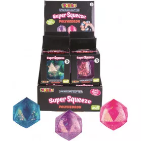 Smooshos Jelly Polyhedron Glitter