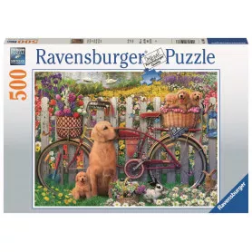 Rburg - Cute Dogs in the Garden 500pc