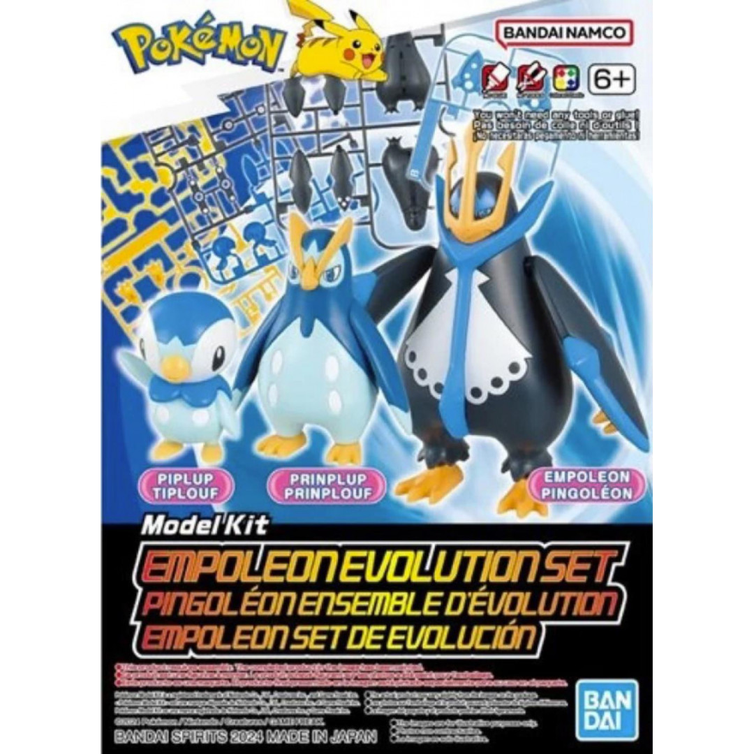 Pokemon Model Kit Empoleon Evolution Set - Afterpay