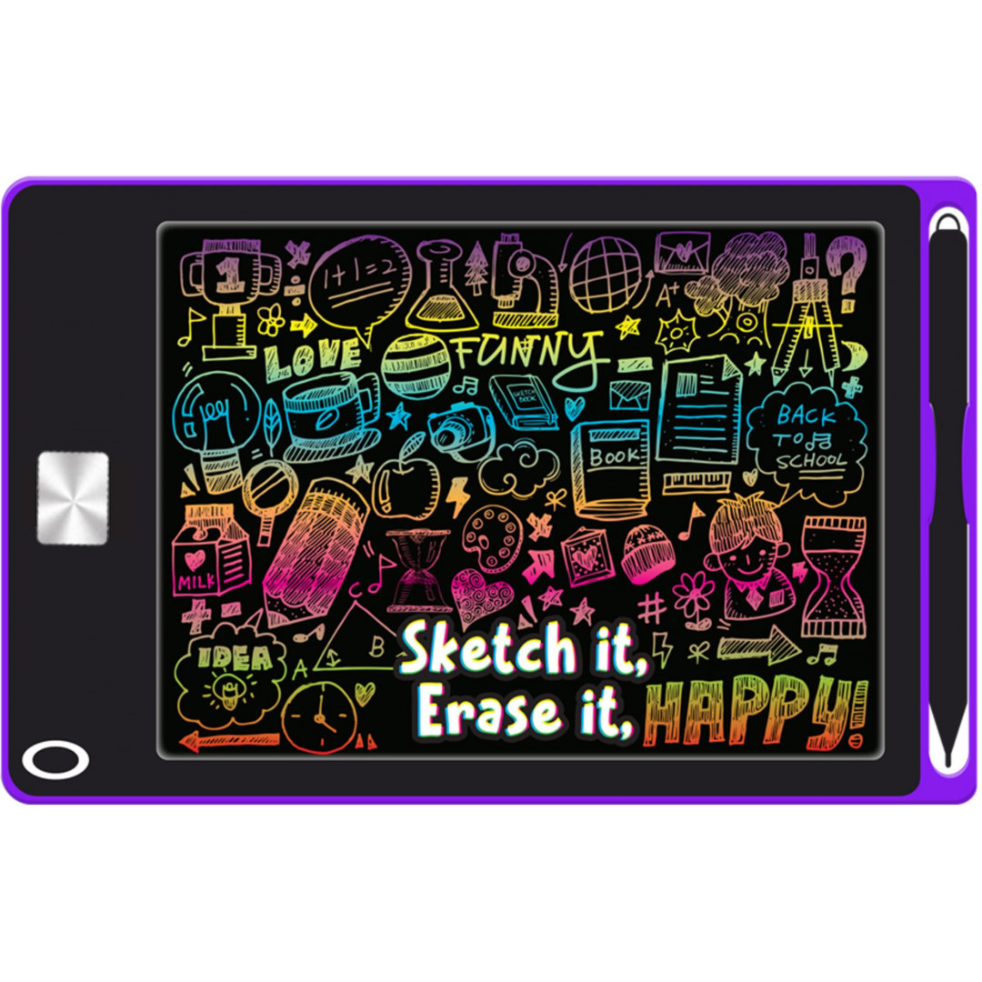 Interactive LCD Writing Tablet Purple Art (Usb