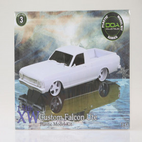 1:24 XW Ford Ute Slammed - 351 Engine w/Standard Bonnet Plastic Kit