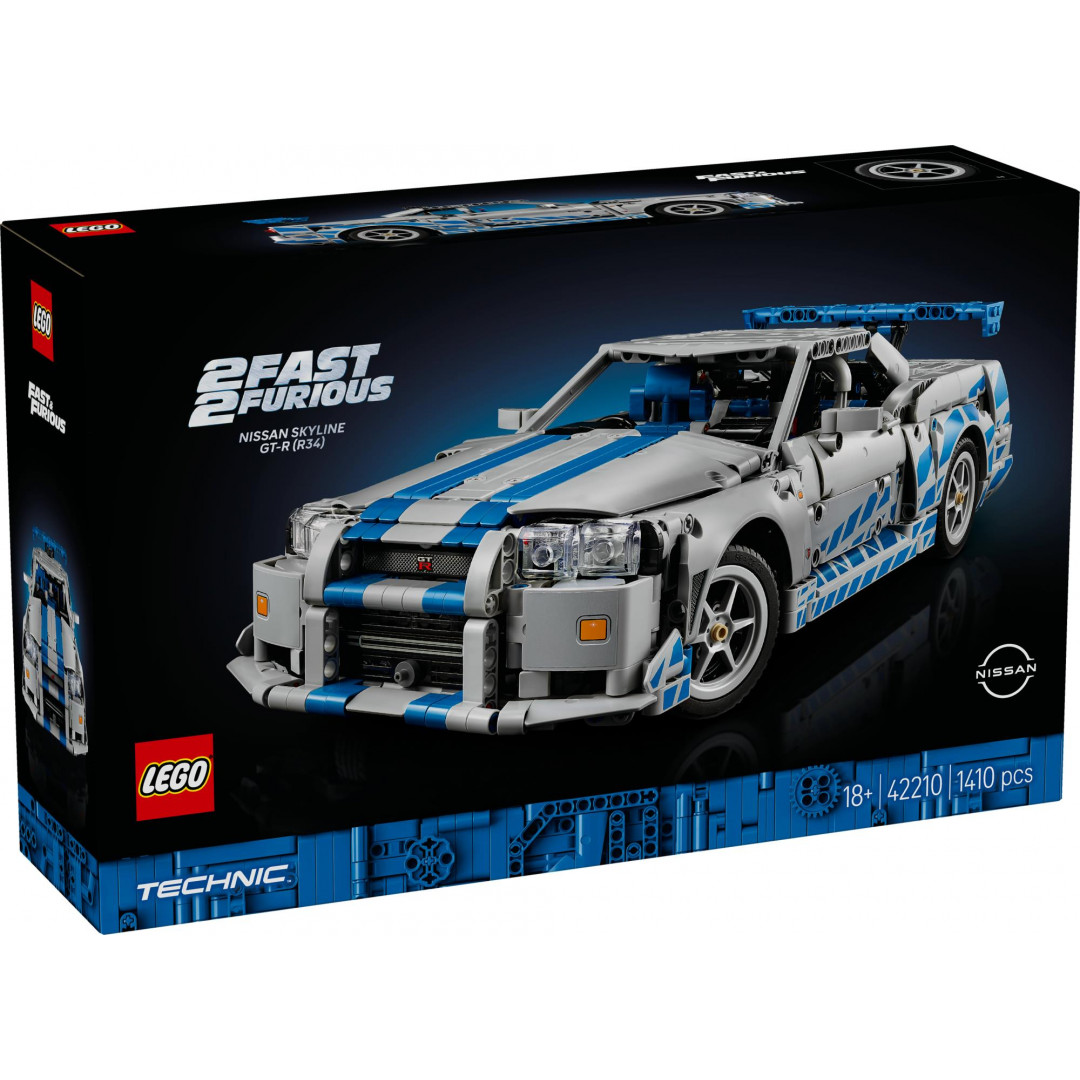 LEGO Technic 2 Fast 2 Furious Nissan Skyline GT-R (R34) Car