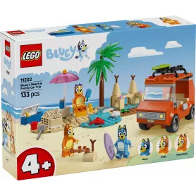 LEGO Bluey - Bluey's Beach & Family Car Trip 11202