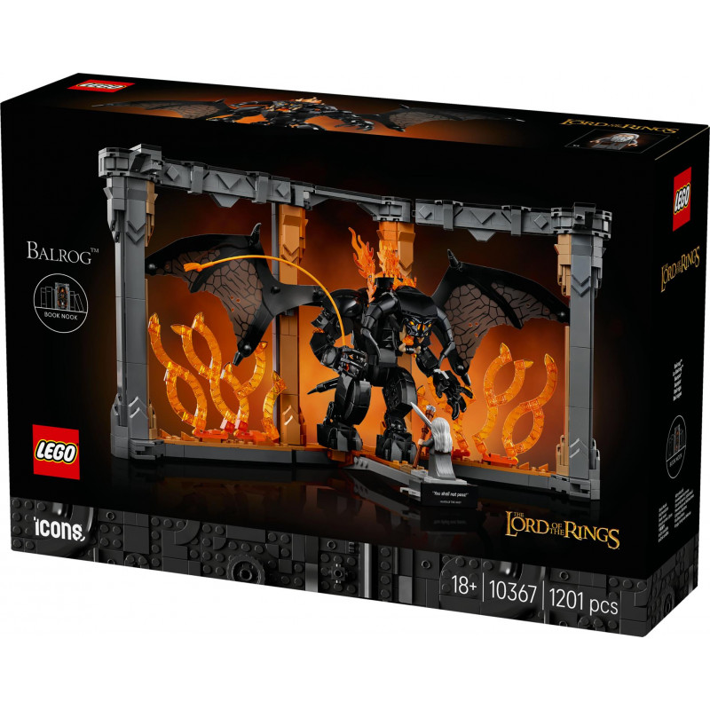 LEGO Icons The Lord Of the Rings Balrog Book Nook 10367 main image 1