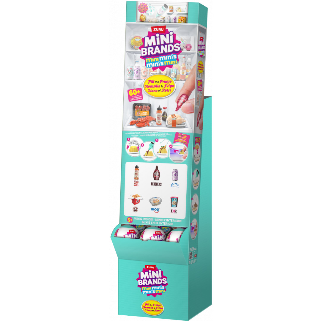 ミニブランズ Fill The Fridge 冷蔵庫 ミニチュア 10個 Mini brands