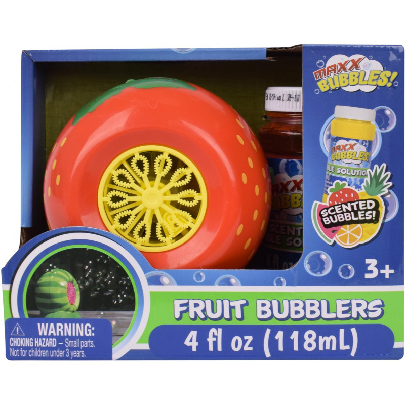 Maxx Bubbles Fruit Bubble Blower - Maxx Bubbles Fruit Bubble Blower