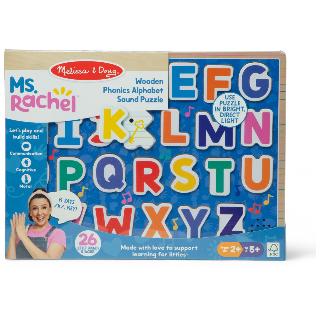 Melissa & Doug - Ms. Rachel Alphabet Phonics Puzzle