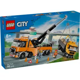 LEGO CITY Heavy-Duty Recovery Tow Truck with Crane 60467