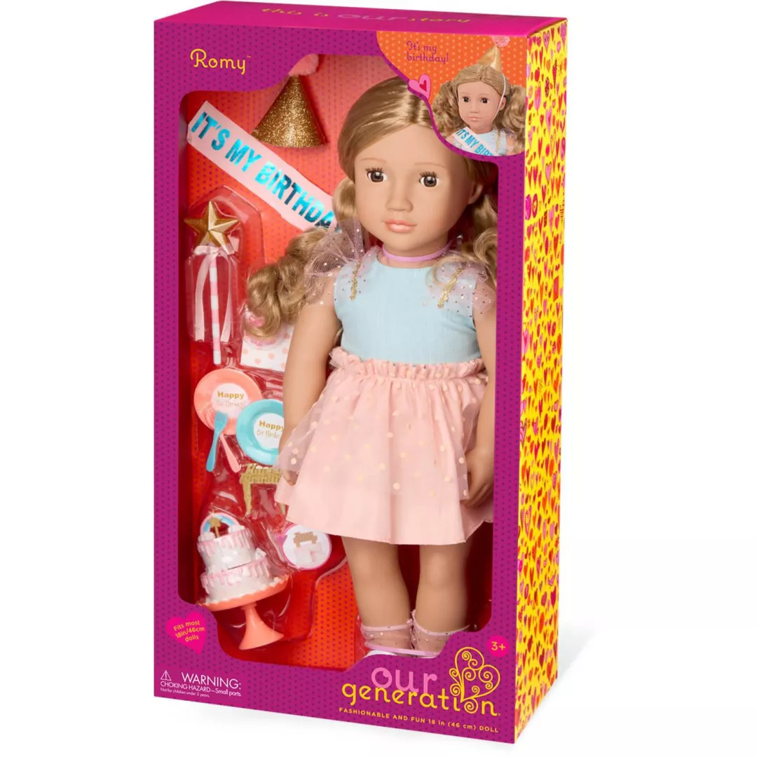 Our Generation Romy 18-inch Birthday Party Doll