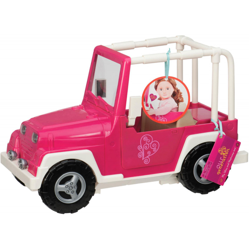 Our Generation - OG off Roader 4x4 - Accessori per Bambole da 46 cm - Playset di Veicoli - Jeep con Altoparlante Bluetooth - Gioco di finzione - Giocattolo per Bambini dai