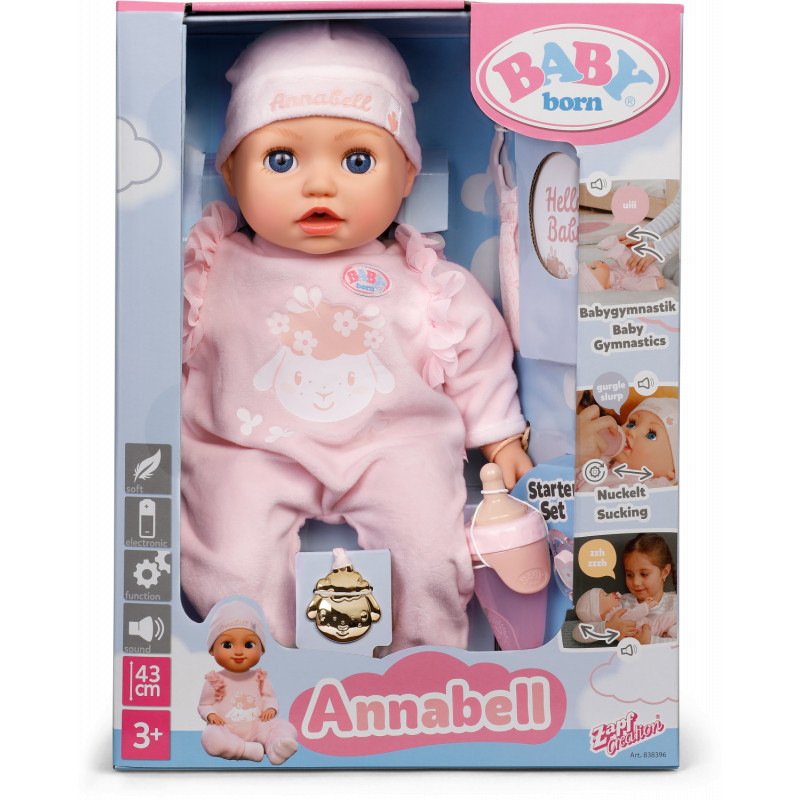 BABY born Annabell 43cm mit elektronischen Funktionen ab 61,74 € | Preisvergleich bei