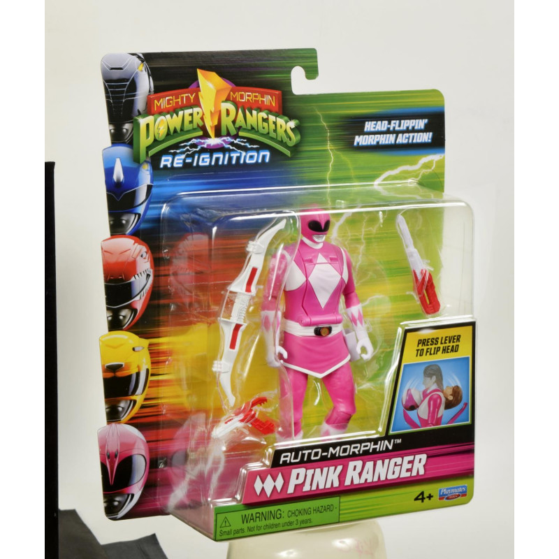 Power Rangers Auto-Morphin Ranger Figure Pink - Afterpay