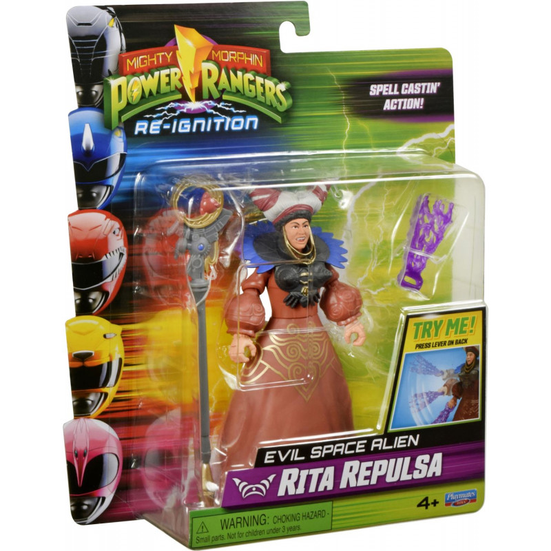 Power Rangers Rita R Figure Power Rangers Auto-Morphin Ranger Figure Rita Repulsa