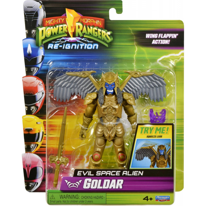 Power Rangers Auto-Morphin Ranger Figure Goldar - Afterpay