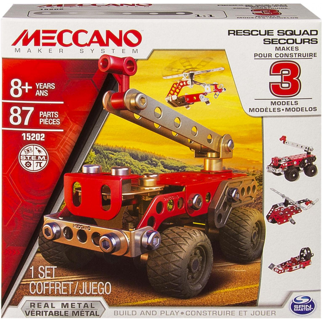 Meccano Multi Model Set Rescue Force Afterpay