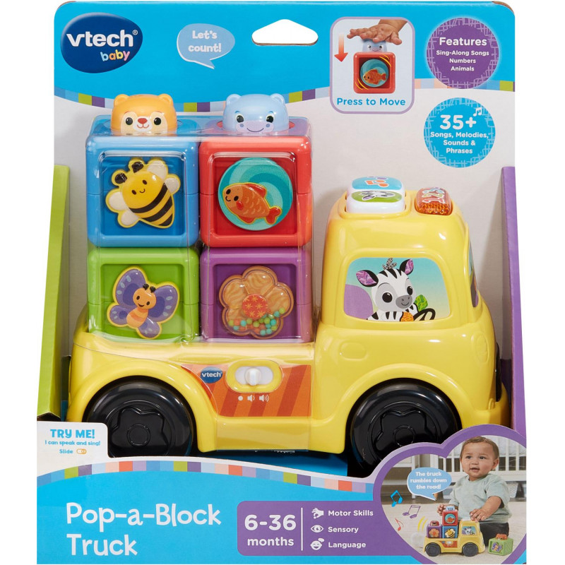 Lorry Pop VTech Pop-A-Block Truck - Afterpay Available!