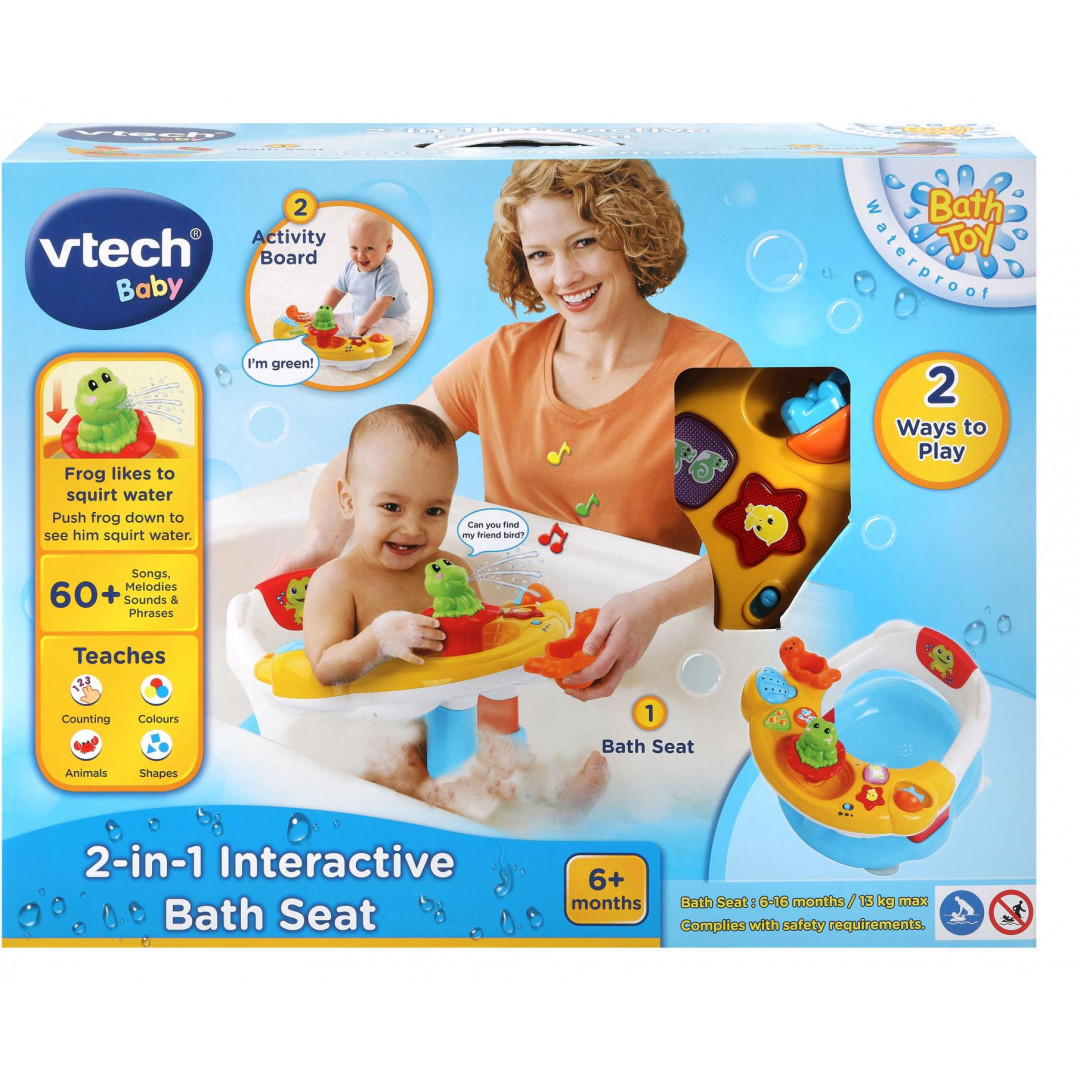 2-In-1 Interactive Bath Seat Afterpay Available!