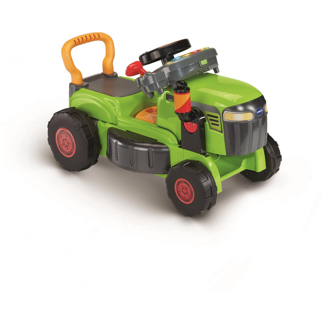 Vtech 3-In-1 Mow And Grow Tractor Green Afterpay