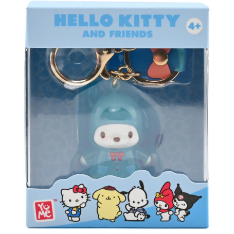 Porte-clé Sanrio My Melody - Série Raincoat Par YuMe, Neuf Avec Emballage
