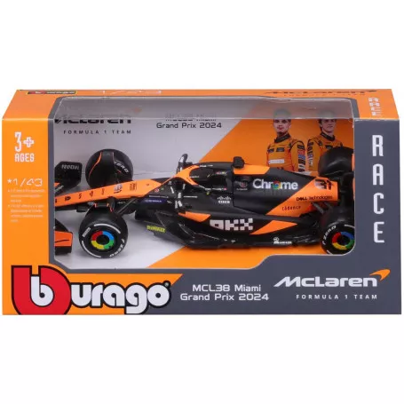 1:43 2024 F-1 McLaren Mcl 38 81 Piastri - Afterpay