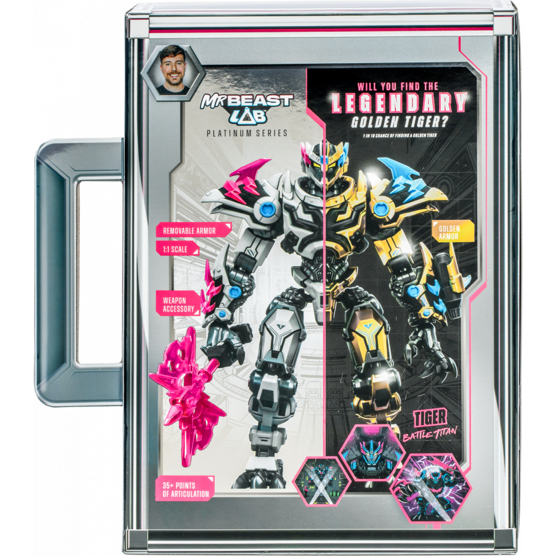 Beast Lab Tiger Mr Beast Lab Platinum S2 W1 Collector Figure Pack - Tiger
