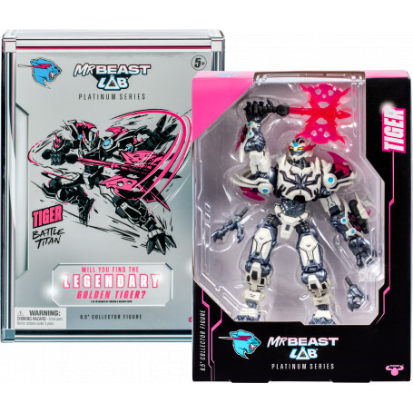 Beast Lab Tiger Mr Beast Lab Platinum S2 W1 Collector Figure Pack - Tiger