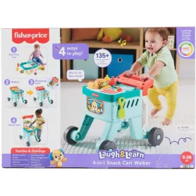 Fisher Price Laugh & Learn 4-In-1 Snack Cart Walker L&L 4-in-1 Snack Cart Walker