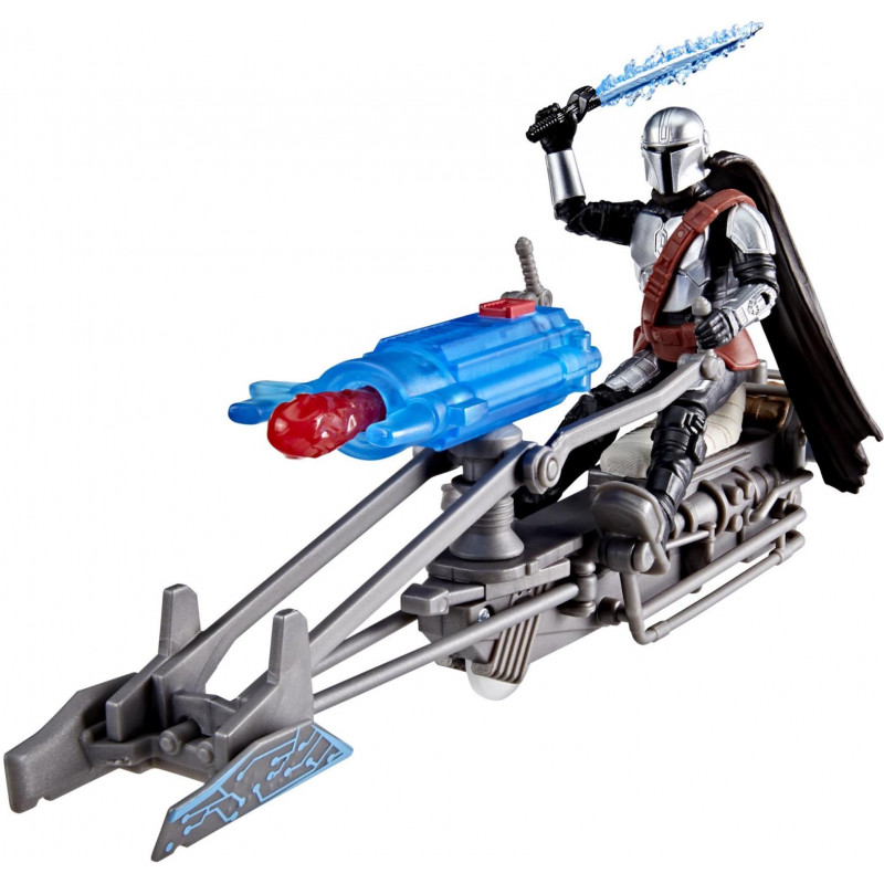 Star Wars Action Figure Scout Trooper Con Speeder Bike - 10 Cm - Hasbro Epic World Of Action