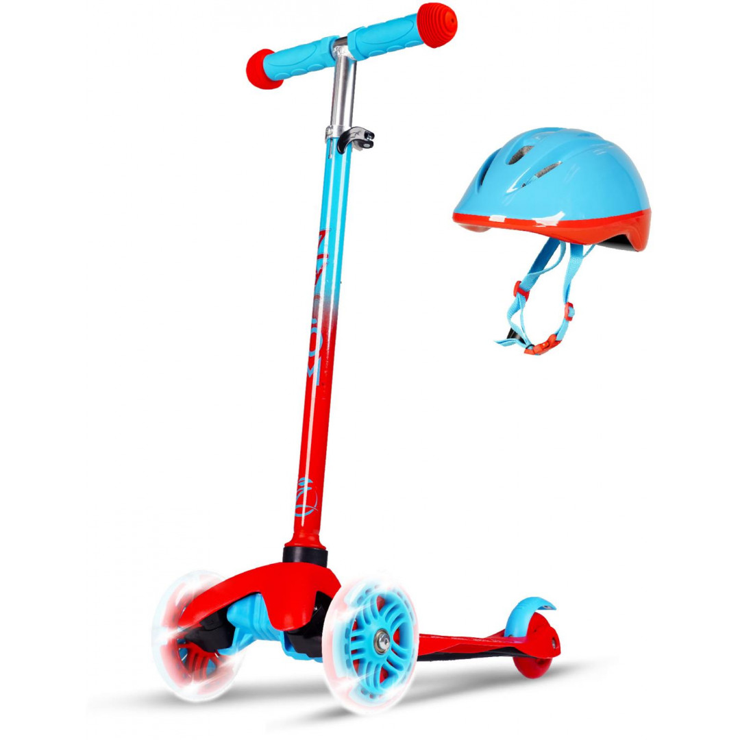 Zycom Zipper Scooter With Helmet - Red/Blue - Afterpay