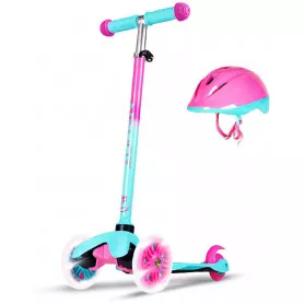 Zycom Zipper Scooter with Helmet - Pink/Teal
