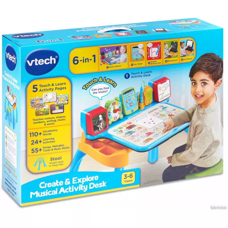 Vtech Create & Explore Musical Activity Desk - Afterpay
