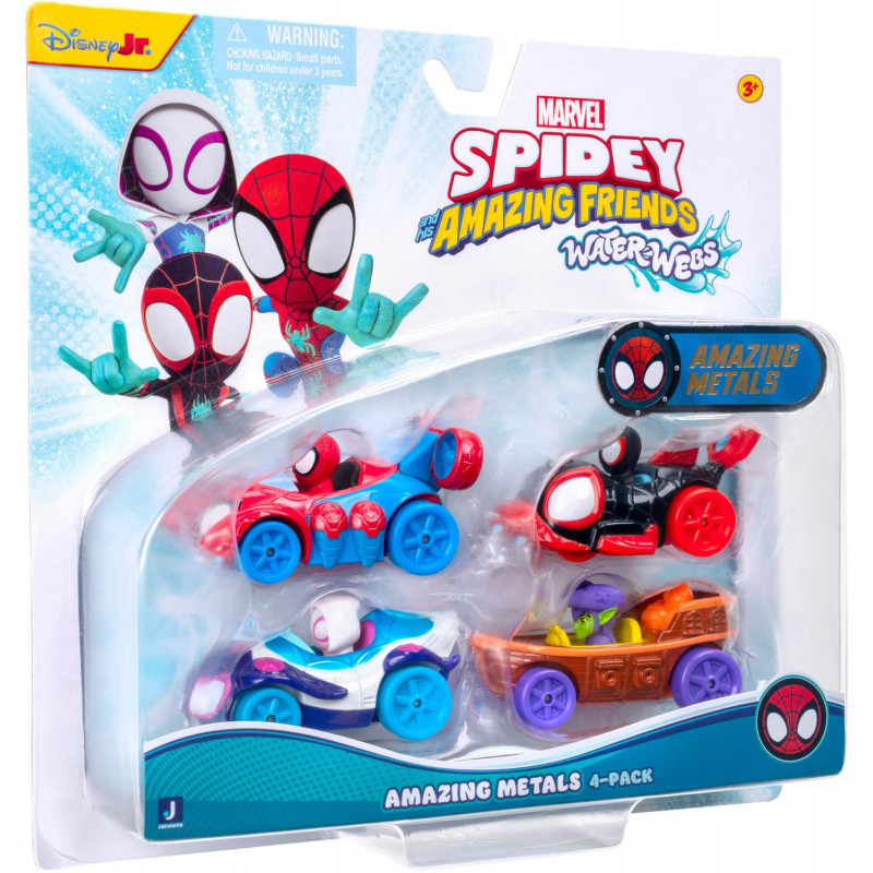 Spidey And Friends Amazing Metals 4 Pack - Afterpay