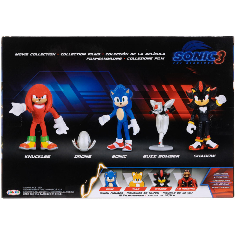 Sonic 3 film - 2,5 inch figuur Multi-Pack Wave 3