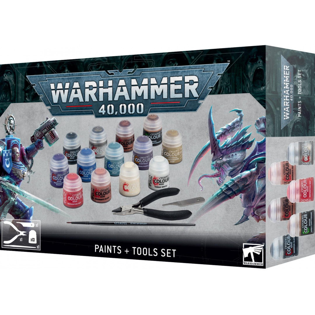 60-12 Warhammer 40K Paints + Tools - Afterpay Available!
