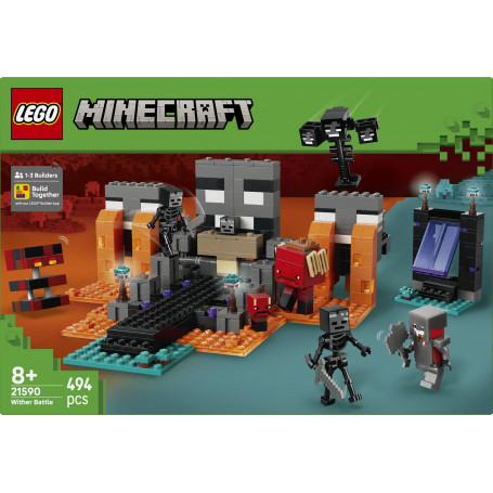 Minecraft Battol LEGO Minecraft Wither Battle 21590 - Afterpay Available!