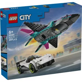 LEGO CITY Jet vs. Car 60489