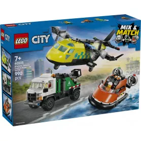 LEGO CITY Airplane, Service Truck & Hovercraft Rem 60505