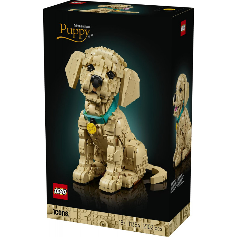 LEGO Icons Golden Retriever Puppy 11384 - Afterpay
